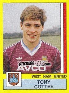 Sticker Tony Cottee - UK Football 1986-1987 n. 373 - Panini