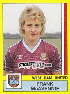 Sticker Frank McAvennie - UK Football 1986-1987 - Panini