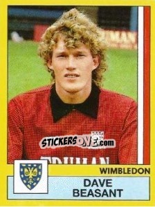 Sticker Dave Beasant - UK Football 1986-1987 n. 377 - Panini