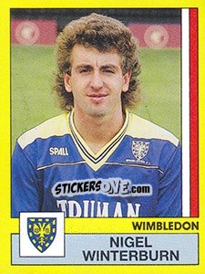Sticker Nigel Winterburn - UK Football 1986-1987 - Panini
