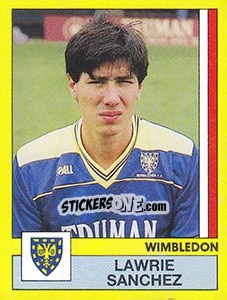 Sticker Lawrie Sanchez - UK Football 1986-1987 - Panini