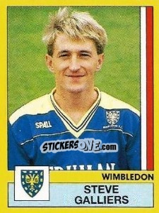 Sticker Steve Galliers - UK Football 1986-1987 n. 385 - Panini