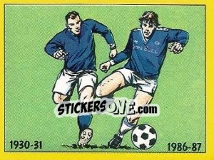 Sticker Leicester City - UK Football 1986-1987 - Panini