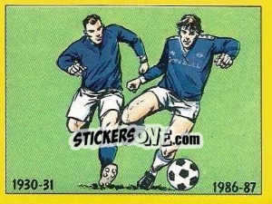 Sticker Leicester City - UK Football 1986-1987 n. 397 - Panini
