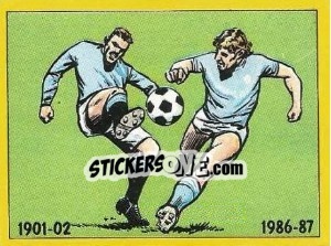Sticker Manchester City - UK Football 1986-1987 - Panini