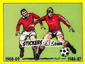 Cromo Manchester United - UK Football 1986-1987 - Panini