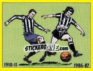 Sticker Newcastle United - UK Football 1986-1987 - Panini