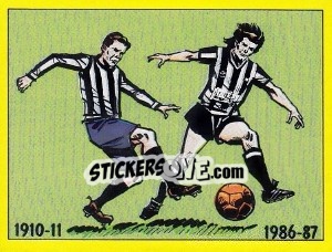 Figurina Newcastle United - UK Football 1986-1987 - Panini