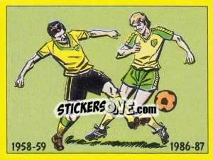 Figurina Norwich City - UK Football 1986-1987 - Panini