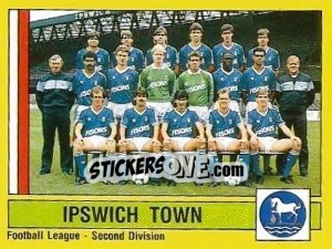 Sticker Ipswich Town Team - UK Football 1986-1987 - Panini