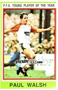 Sticker Paul Walsh (Tottenham Hotspur) - UK Football 1984-1985 - Panini