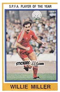 Cromo Willie Miller (Aberdeen) - UK Football 1984-1985 - Panini