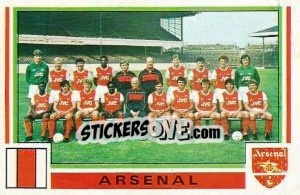 Sticker Team Photo - UK Football 1984-1985 - Panini