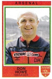 Sticker Don Howe - UK Football 1984-1985 n. 8 - Panini