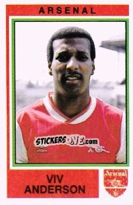 Cromo Viv Anderson - UK Football 1984-1985 - Panini