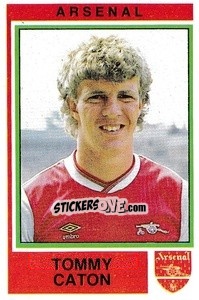 Figurina Tommy Caton - UK Football 1984-1985 n. 12 - Panini