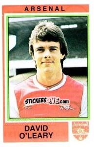 Sticker David O'Leary - UK Football 1984-1985 n. 13 - Panini