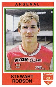 Cromo Stewart Robson - UK Football 1984-1985 - Panini