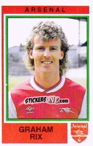 Cromo Graham Rix - UK Football 1984-1985 n. 16 - Panini