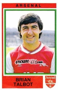 Sticker Brian Talbot - UK Football 1984-1985 n. 17 - Panini