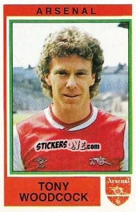 Figurina Tony Woodcock - UK Football 1984-1985 - Panini