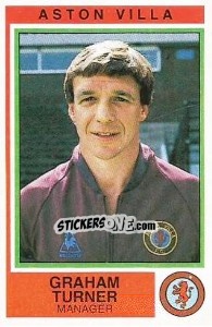 Sticker Graham Turner - UK Football 1984-1985 - Panini