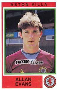 Cromo Allan Evans - UK Football 1984-1985 - Panini