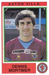 Sticker Dennis Mortimer - UK Football 1984-1985 n. 30 - Panini