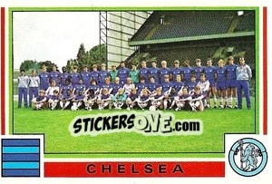 Sticker Team Photo - UK Football 1984-1985 - Panini