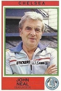 Sticker John Neal - UK Football 1984-1985 - Panini