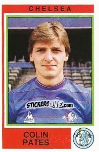Cromo Colin Pates - UK Football 1984-1985 - Panini