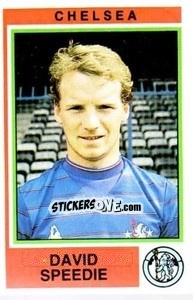 Sticker David Speedie - UK Football 1984-1985 - Panini