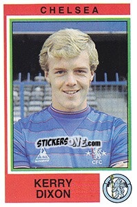 Cromo Kerry Dixon - UK Football 1984-1985 - Panini