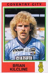 Cromo Kevin Kilcline - UK Football 1984-1985 n. 58 - Panini