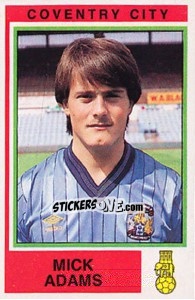 Sticker Mick Adams - UK Football 1984-1985 n. 62 - Panini