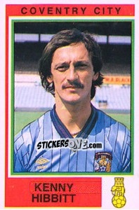 Sticker Kenny Hibbitt - UK Football 1984-1985 - Panini