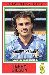 Sticker Terry Gibson - UK Football 1984-1985 - Panini
