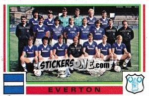 Figurina Team Photo - UK Football 1984-1985 - Panini