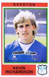 Sticker Kevin Richardson - UK Football 1984-1985 - Panini