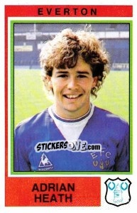 Sticker Adrian Heath - UK Football 1984-1985 n. 81 - Panini