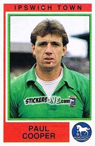 Sticker Paul Cooper - UK Football 1984-1985 - Panini