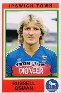Sticker Russell Osman - UK Football 1984-1985 - Panini