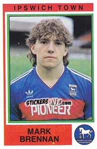 Figurina Mark Brennan - UK Football 1984-1985 - Panini