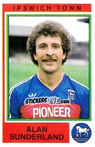 Figurina Alan Sunderland - UK Football 1984-1985 - Panini