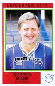 Sticker Gordon Milne - UK Football 1984-1985 - Panini