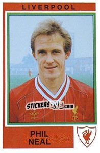 Sticker Phil Neal - UK Football 1984-1985 n. 122 - Panini