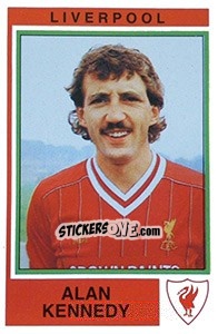 Cromo Alan Kennedy - UK Football 1984-1985 - Panini