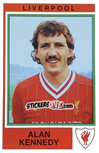 Sticker Alan Kennedy - UK Football 1984-1985 n. 123 - Panini