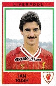 Cromo Ian Rush - UK Football 1984-1985 - Panini