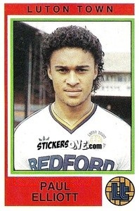 Sticker Paul Elliott - UK Football 1984-1985 n. 139 - Panini